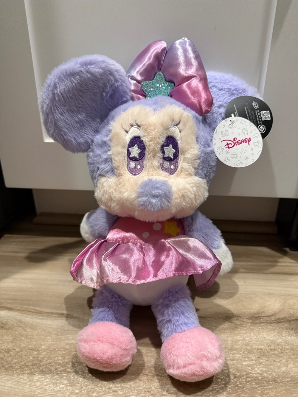 Disney Plush Minnie Mouse Purple & Pink Dress Soft Toy